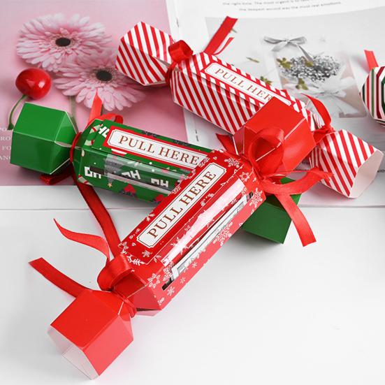 4 шт. Конфеты Рождество Мешочек для вытягивания денег Сюрприз Выдвижные держатели для денег Подарочные для наличных DIY Рождественская вечеринка Копилка для детей Взрослых