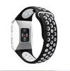 Для Fitbit Ionic Дышащий двухцветный силиконовый ремешок для часов