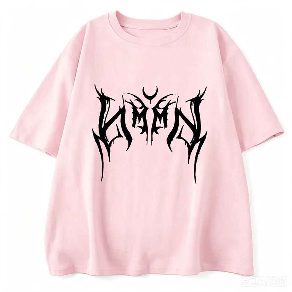 2026 Y2k Wounisexs And Unisex Tshirt Hiphop Loose Punk Letter Printing Harajuku Oversize Shortsleeve Tops Y2k