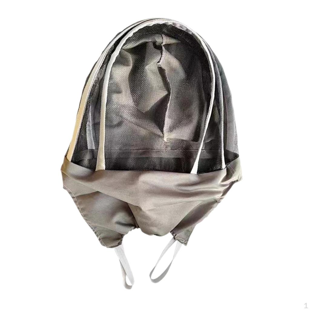 Шляпа для пчеловодства, вуаль для мужчин и женщин, защитная кепка для лица с сеткой для пчеловода на открытом воздухе