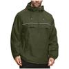 Men Waterproof Windbreaker, Lightweight Hooded Raincoat For Daily Casual