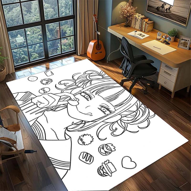 My Hero Academia Large Gamer Rug Non Slip Washable Area Mat Bedroom Home Floor Decor