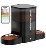 Автоматическая кормушка HoneyGuaridan для и мелких животных с поддержкой WiFi, удаленное управление со смартфона, 6 кормлений за большой таймер, питание, защита от отключения электроэнергии, отсек для влагопоглотителя