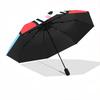 1pc Hello Kitty Cherry Blossom Automatic Folding Umbrella - Portable 3-Fold Design with Iron Frame, Perfect for Outdoor Use, Festive Gifts, Travel, Da