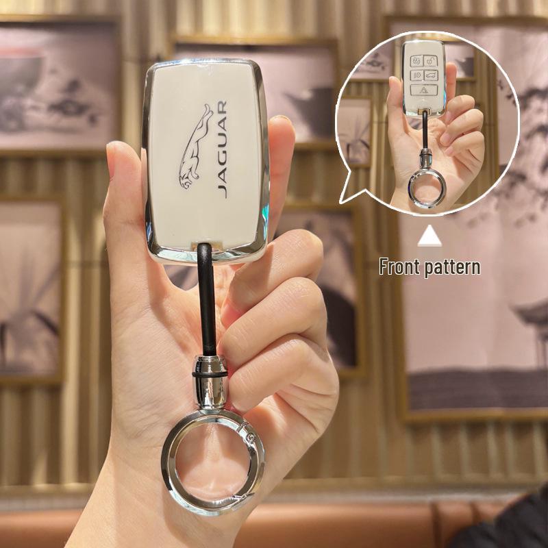Стильный чехол для ключа Jaguar XFL/XEL/F-Pace/F-Type/E-Pace/XE с пряжкой для женщин