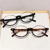Новые Модные Персонализированные Очки для Чтения Женские Полуободковые Очки Ультралегкие Нейтральные HD Очки с Защитой от Синего Света