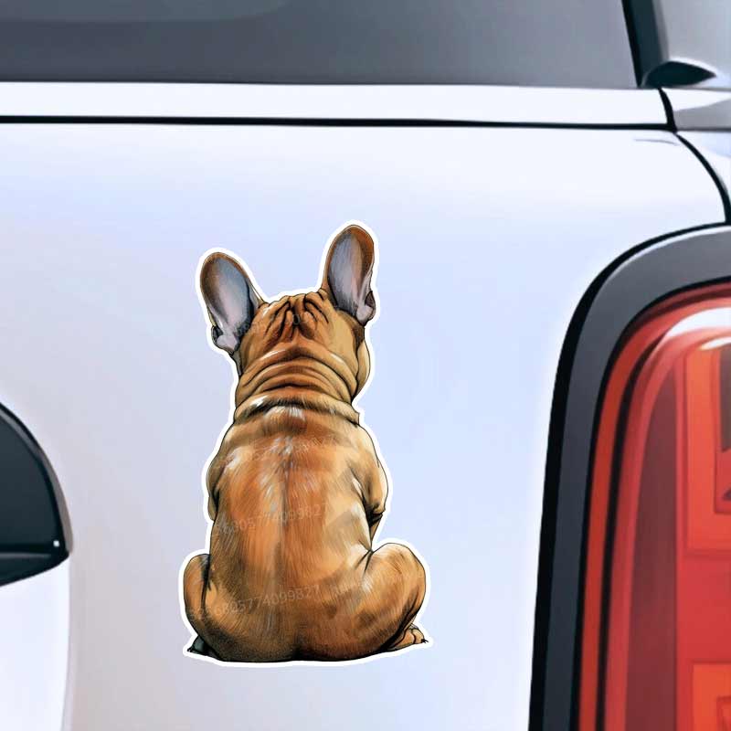 8 Стилей Милые Домашние Животные Собака Животное Автомобильная Наклейка Виниловая Наклейка Водонепроницаемая Заднее Стекло Мотоцикл Фургон Бампер Украшение Ноутбука Y206