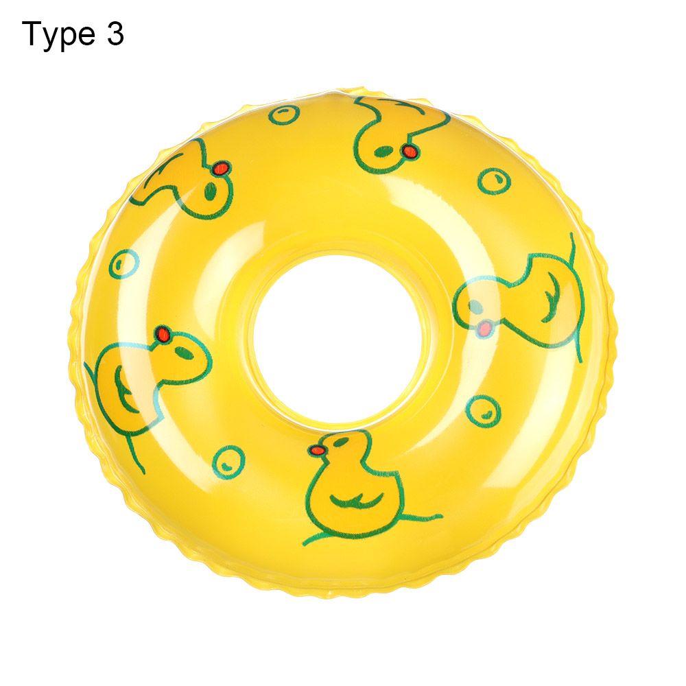 Игровой домик Кукольный домик Аксессуары Мультяшная кукла животное Спасательный круг Игрушка Спасательный жилет Миниатюрный плавательный круг
