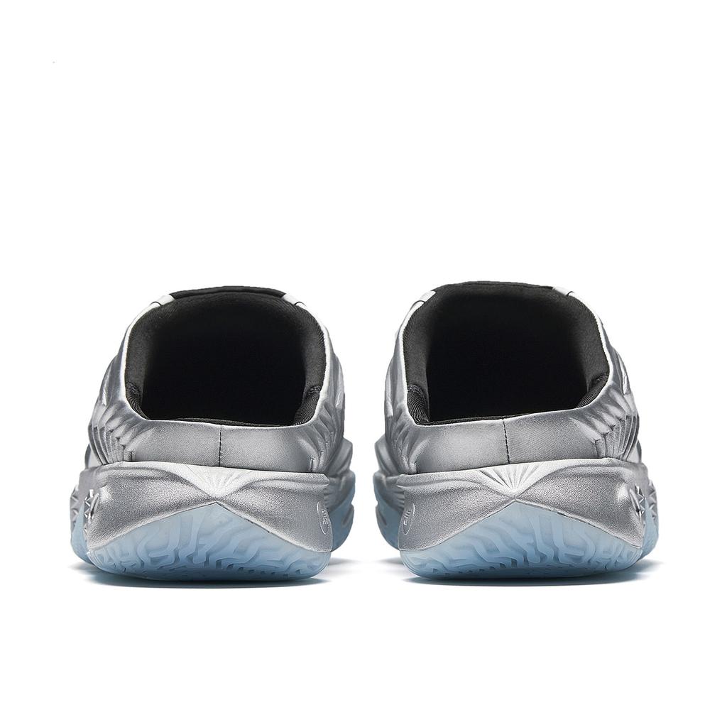 Anta KAI 2 Slide Lightweight Stylish High-Value Basketball Sports Half-Slippers Men Footwear Silver Black 112541801SR-1
