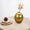 1PC Golden Resin Vase Light Luxury Cabinet Flower Vase Nordic Modern Flower Arrangement Pot Living Room Office Decoration