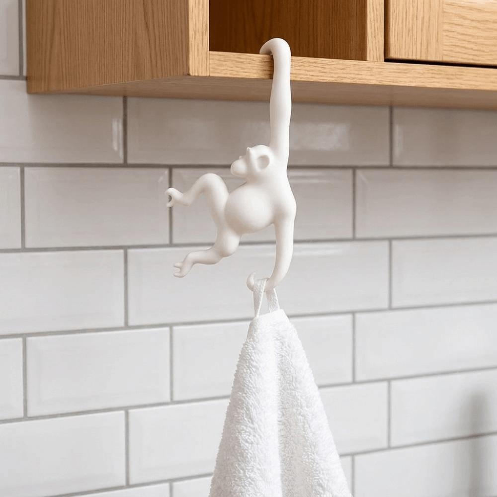 Plastic Banana Hook Punch-free Key Hanger Multi-functional Banana Holder for Kitchen