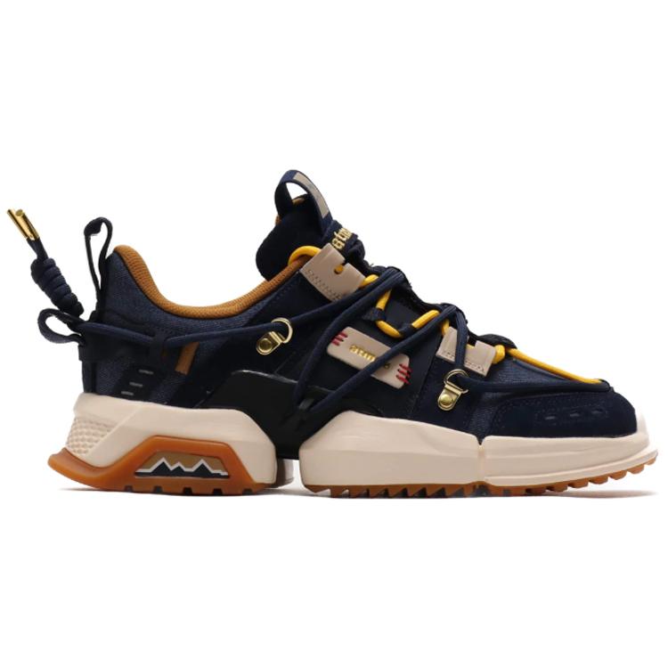 Atmos x Li Ning Titan 20SP S Низкие Повседневная Обувь Унисекс Синий AGLP205-2
