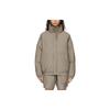 Essentials FW21 Nylon Puffer Jacket Women Jacket Cement FOG-FW21-084