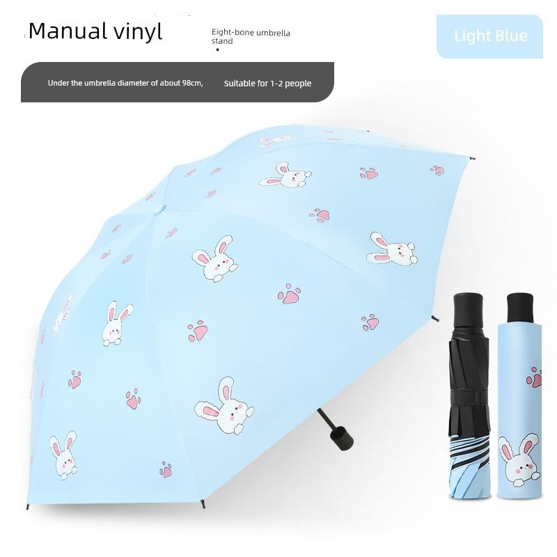 Automatic Umbrella Female Dual-Use Sun Umbrella for Sunny and Rainy Girls Good-looking Student New Sunscreen UV Protection Sunshade