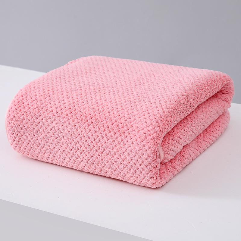 Утолщенное коралловое бархатное полотенце для лица высокой плотности + набор банных полотенец, мягкий абсорбент, удобный подарок, домашний текстиль, принадлежности для ванной комнаты