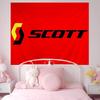 SScott Bike logo Tapestry Art Printing Art Science Fiction Room Home Decor Wall Art Decor
