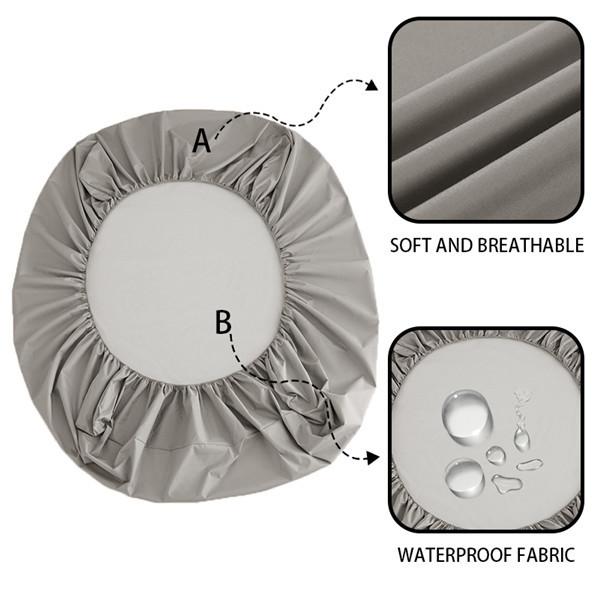 Супер водонепроницаемое покрывало на подкладке, простыня, противоскользящее защитное покрытие для матраса, водонепроницаемый комплект постельного белья, покрывало