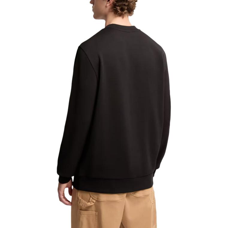 Moncler SS26 Logo Patch Cotton Sweatshirt Men sweatshirt L10918G00051809KR999