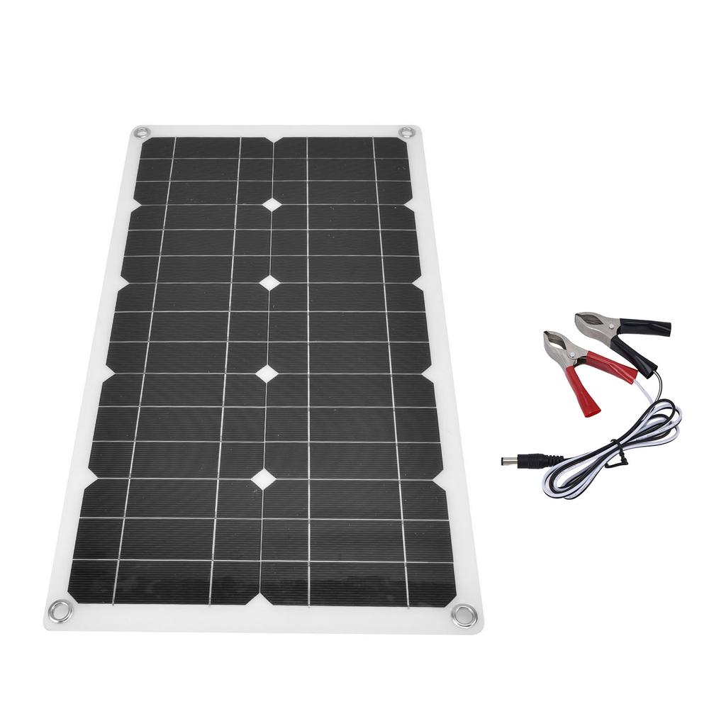 18V 100W Solar Panel Waterproof Solar Charging Panel Outdoor Battery Charger for Household Car Boat