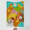 Игра F-Fall Guys-s Плотное Уютное Фланелевое Одеяло, Многоцелевое Использование В Помещении На Улице Ежедневный Сон