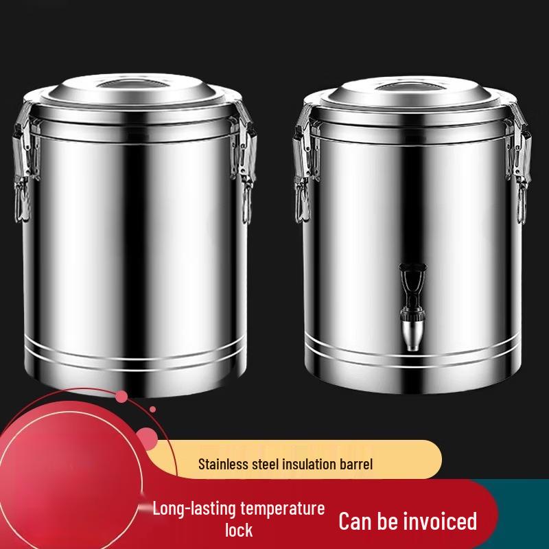 Handun Коммерческий изолированный пищевой контейнер из нержавеющей стали, 100 л