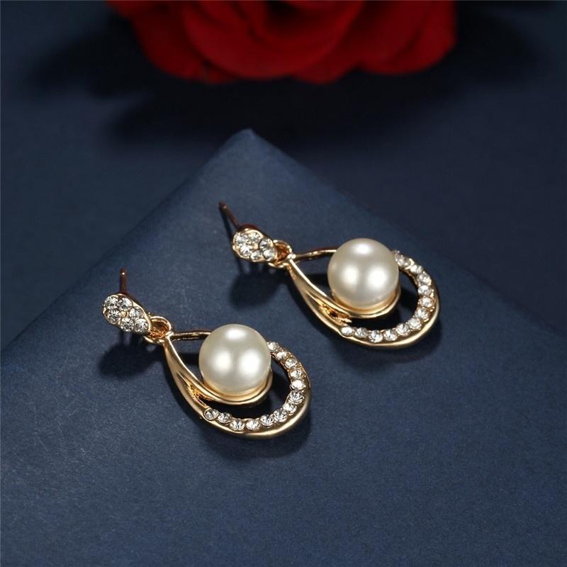 Подвеска в виде капли воды, ожерелье, серьги, комплект украшений, подвеска, подарок на свадьбу, помолвку, возлюбленному AVE