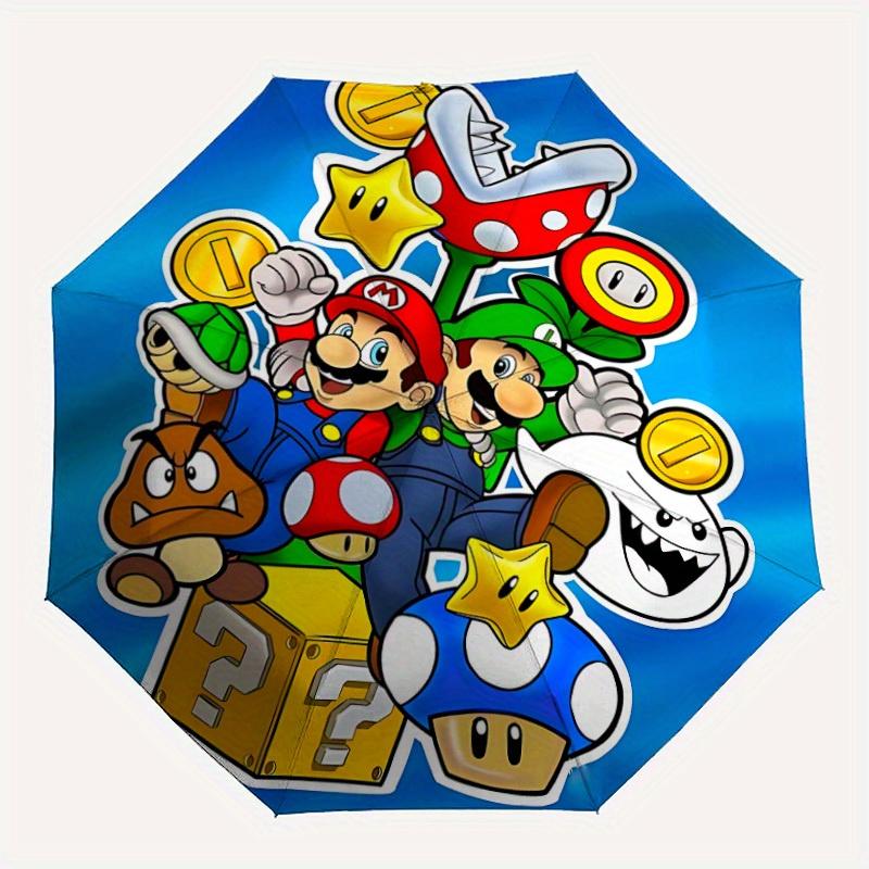 1 шт. Ветрозащитный автоматический зонт Mario Adventure, легкий, для женщин/мужчин, идеальный рождественский подарок a0811254