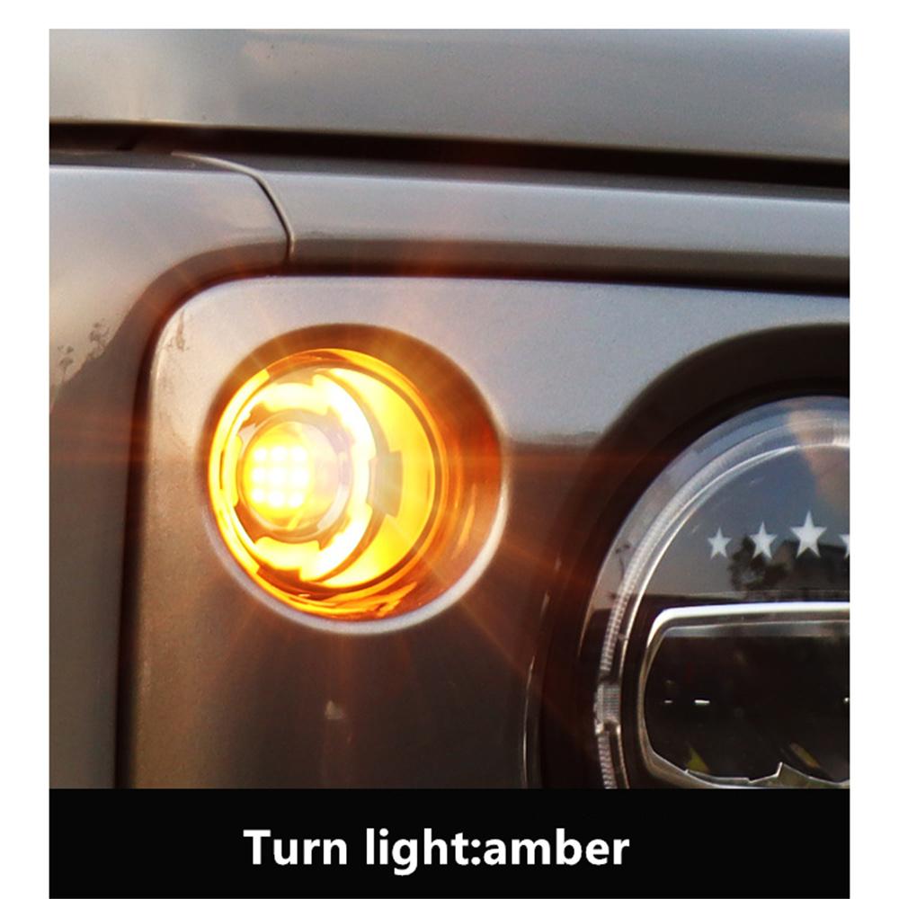 Car Front Turn Signal Light Fog Light Fit For Suzuki Jimny JB64 JB74 2019-2024