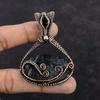 Black Tourmaline Rough Pendant Copper Wire Wrapped Pendant Gemstone Handmade Jewelry Black Onyx Pendant Designer Copper Jewelry Gift For Her