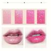 Glitter Rose Pink Lipstick Color Changing Lipstick Soft Natural Gloss with Velvet Finish Waterproof Long-Lasting Diamond Lip Gloss