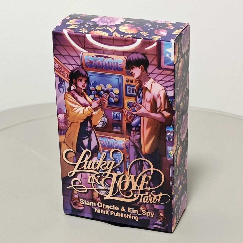 10.3*6cm Lucky In Love Tarot Deck 78 Pcs Cartoon Tarot Cards Based On Rider Waite System Anime Themed