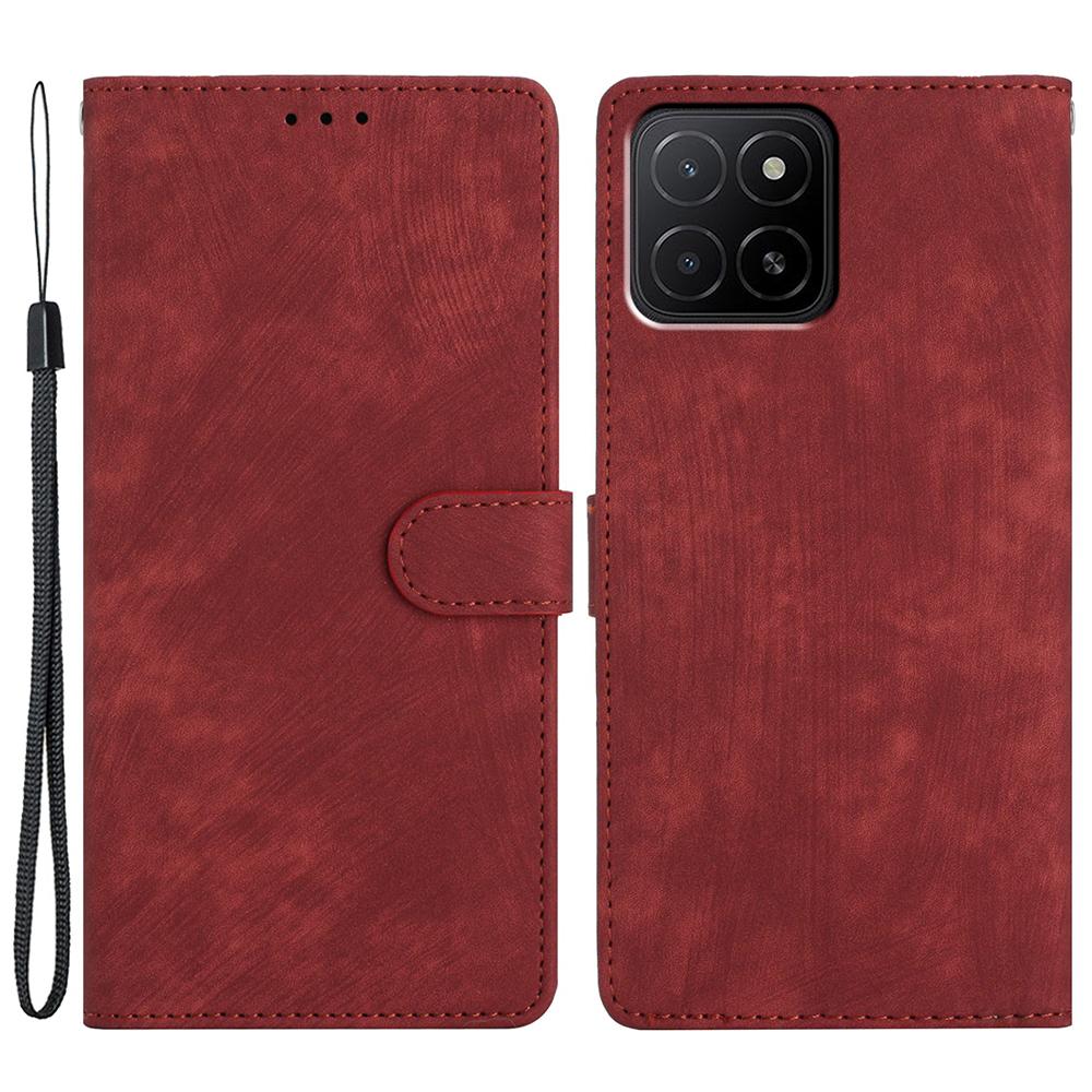 Чехол для Honor X5b/X5b Plus с отделениями для карт, покрытие PU-кожа с ощущением кожи, подставка