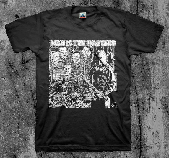 Мужская футболка 'Sum Of Men' от Man is the Bastard Унисекс