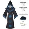 Fantasy Wizard Robe Cosplay Costume For Halloween And Stage Performances In Polyester Material