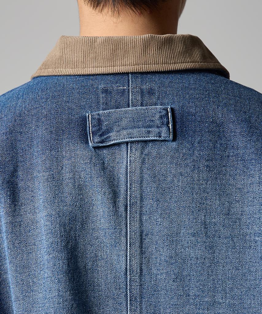 Dickies Utility Washed Denim Chore Jacket Medium Blue