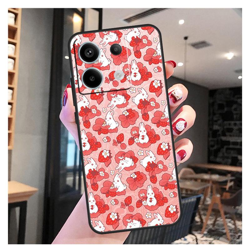 Милый чехол с клубникой для Xiaomi Redmi Note 13 Pro 12 11 9 10 12S 11S 10S 9S Redmi 13 12 10C 12C 13C чехол