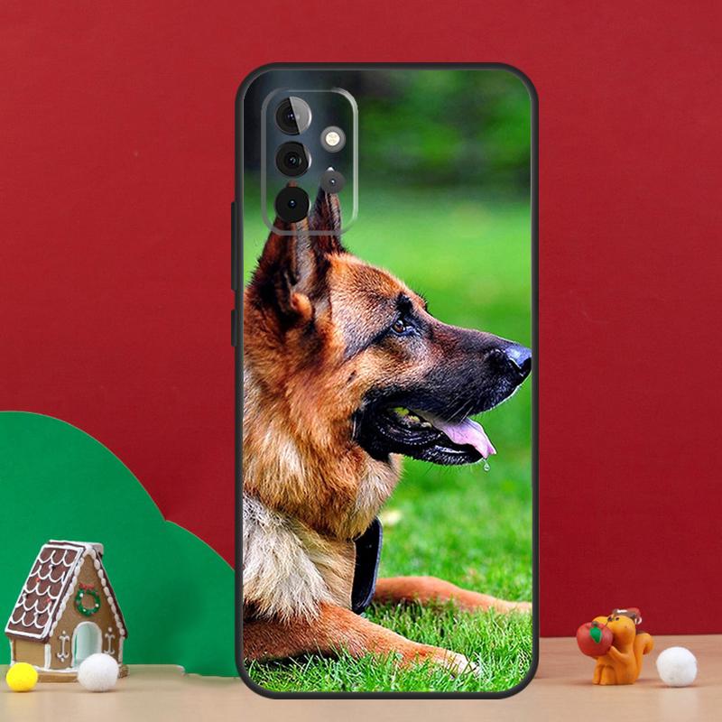 Чехол для собаки Немецкая овчарка для Samsung Galaxy A36 A56 A06 A13 A53 A32 A12 A22 A52 A35 A17 A16 A55 A15 A54 A34 A14