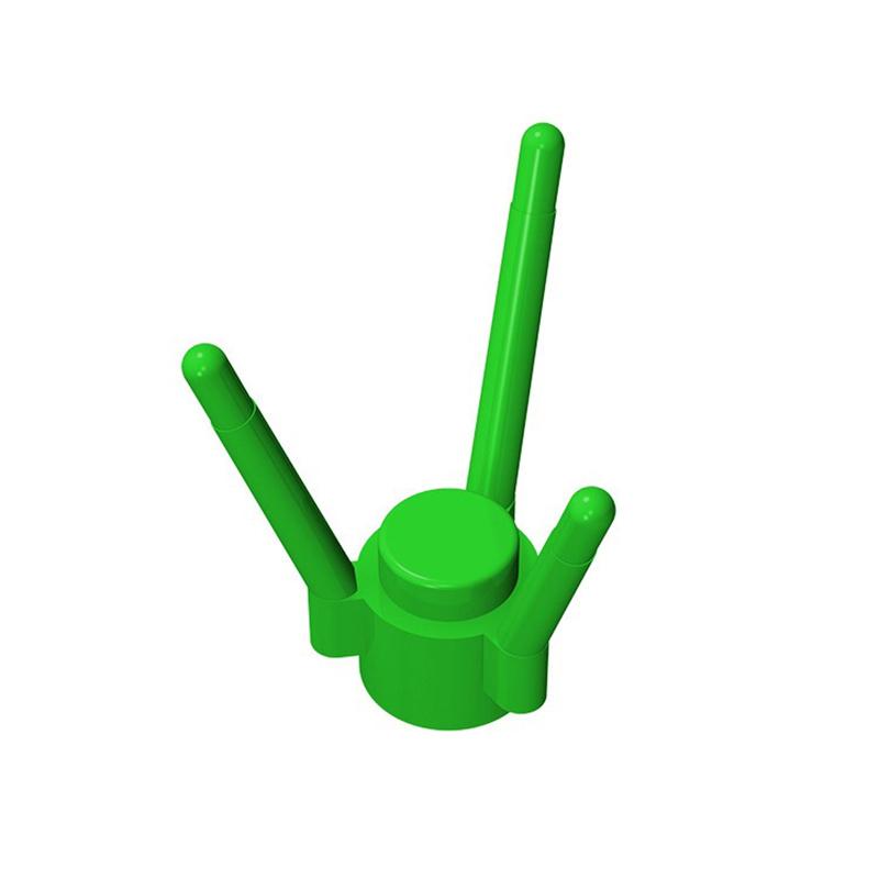 5CM 50g/192PCS 3741 Trident Building Block Moc Color Plant Accessories Compatible with Brick Children Toy Assembly Gift Box