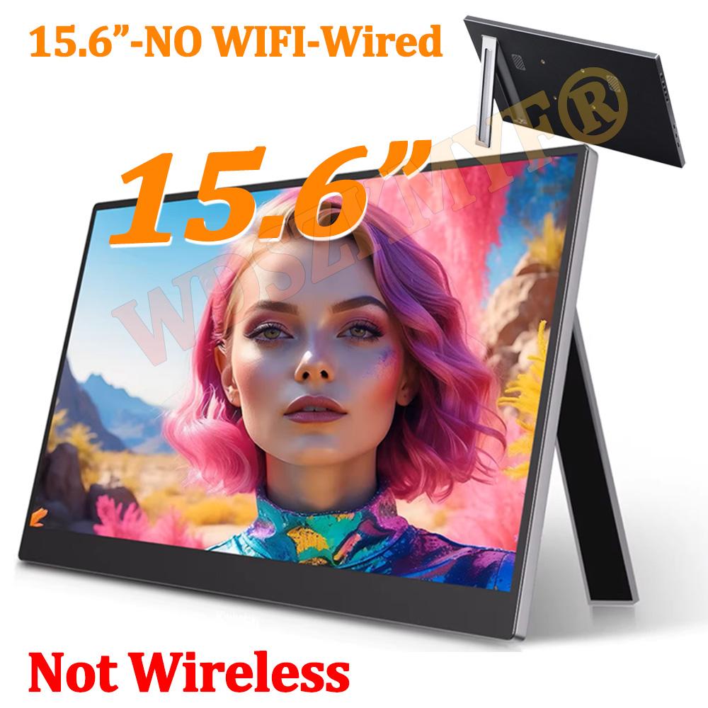 15,6-дюймовый беспроводной портативный монитор 1080P 16:9 Низкий Синий Свет Для Мобильного Телефона ПК Ноутбука Проводной Для XBox PS4 / 5 Switch Расширение