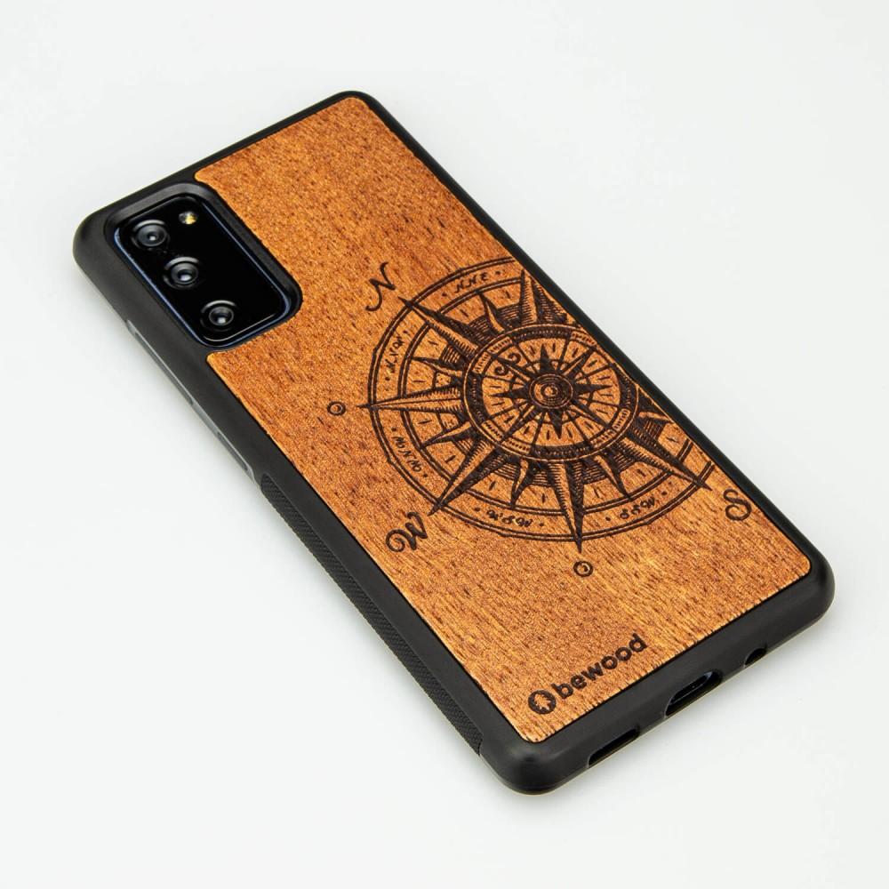 Wooden Case for Samsung Galaxy S20 FE traveler merbau