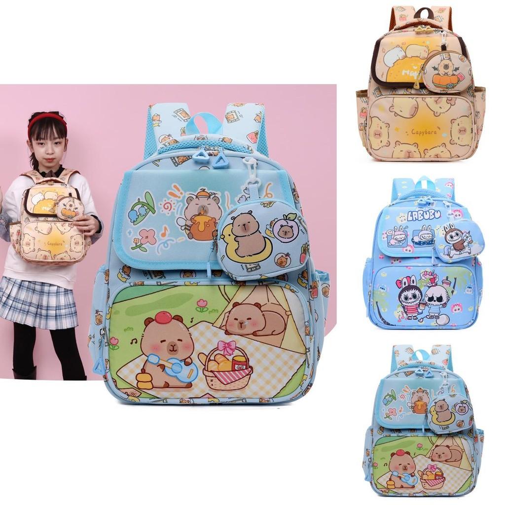 Trendy And Cute Kids School Backpack With Fun Cartoon Design And Lightweight Nylon