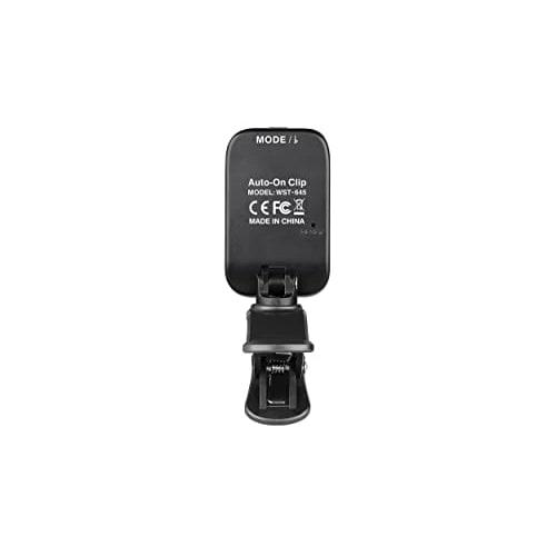 Cherub Rechargeable Clip-on Tuner, USB Type-C Charging, Easy-to-Read Display, Multiple Tuning Modes (Ukulele and Bass), Compact Size, CPS Tuning, Auto