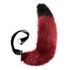 Adjustable Furry Fox Tail Cosplay Prop Anime Conventions Adult Costume Accessory Orange White Brown Gray Black