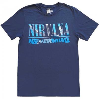 Nirvana Футболка унисекс с принтом на спине Nevermind для взрослых