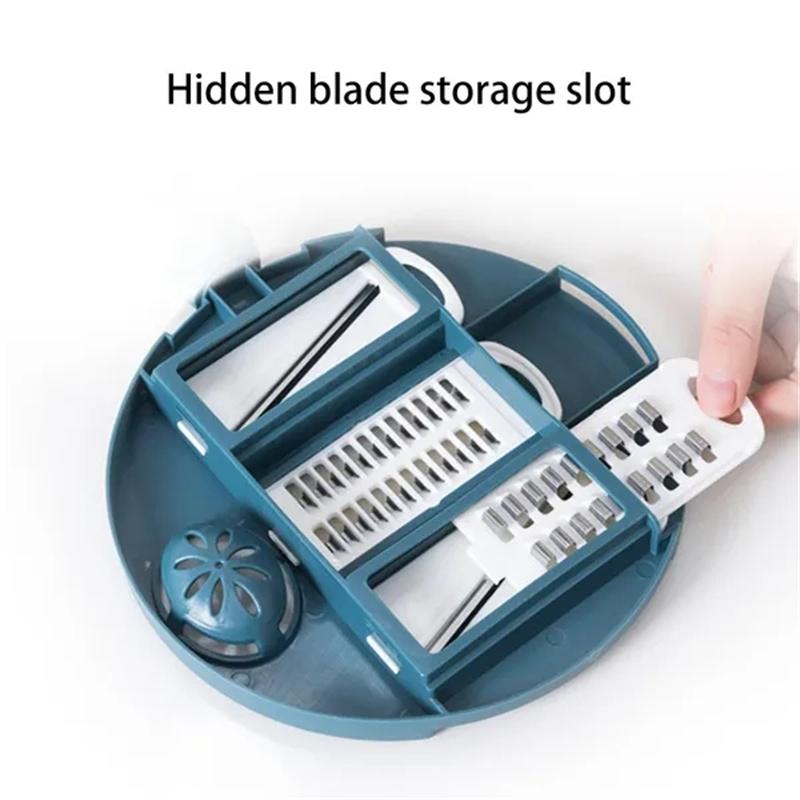 Многофункциональный измельчитель овощей 12 в 1, морковь, картофель, нарезанный вручную, терка для редиса, кухонные инструменты, овощерезка