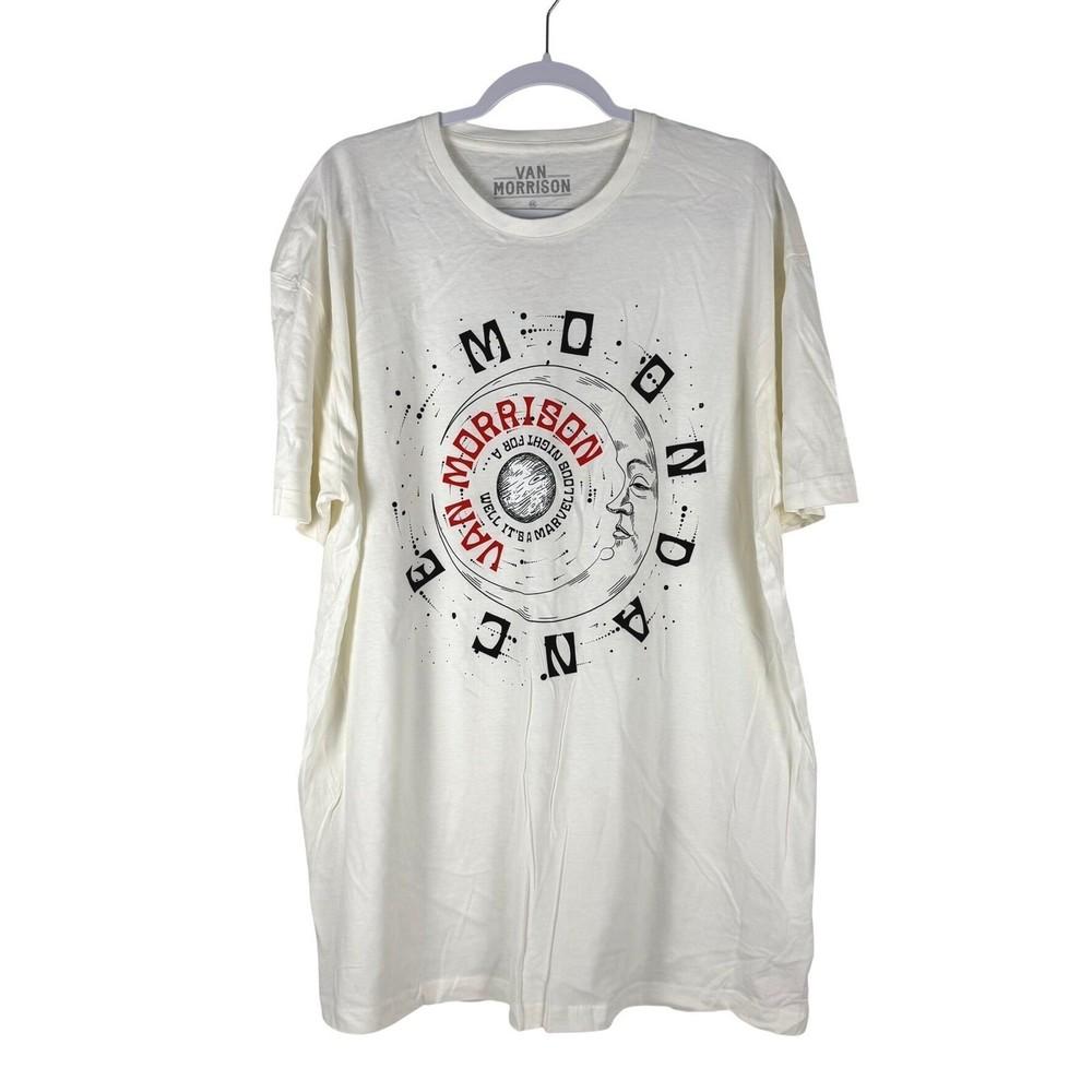 Van Morrison TShirt Mens White Graphic Classic Rock Band remake PA9044 Unisex T-Shirt