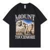 Смешная футболка P Diddy Mount Touchmore Хип-хоп Винтажная одежда Футболка с коротким рукавом Мужская мода Оверсайз Уличная одежда Футболк...