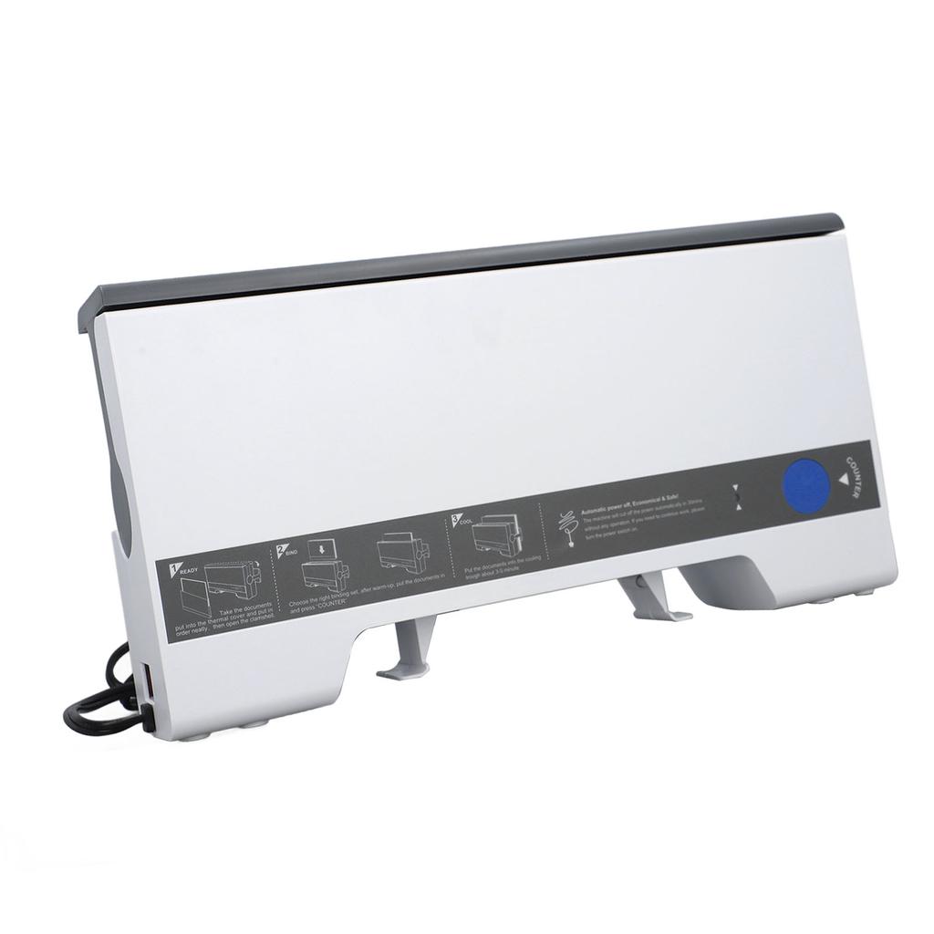 Термопереплетная машина с быстрым нагревом, многофункциональная переплетная машина для школ и офисов, белая