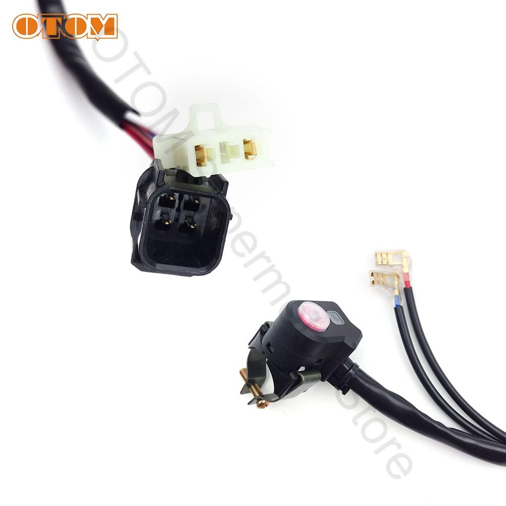 2009-2024 Motorcycle Kill Switch With Light Engine Stop Button Control Flameout ON/OFF For HONDA CRF250R CRF250F CRF450R CRF110F