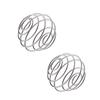 304 Stainless Steel Spring Ball Stirring Ball, Large Metal Ball, Egg White Powder Cup, Oscillating Cup Stirring Ball, Foam Ball, Foam Maker (Pack of 2
